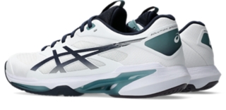 Image 3 of 8 of Men's WHITE/MIDNIGHT SOLUTION SPEED FF 4 Men's Tennis/Pickleball Shoes