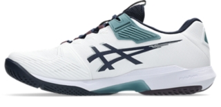 Image 4 of 8 of Men's WHITE/MIDNIGHT SOLUTION SPEED FF 4 Men's Tennis/Pickleball Shoes
