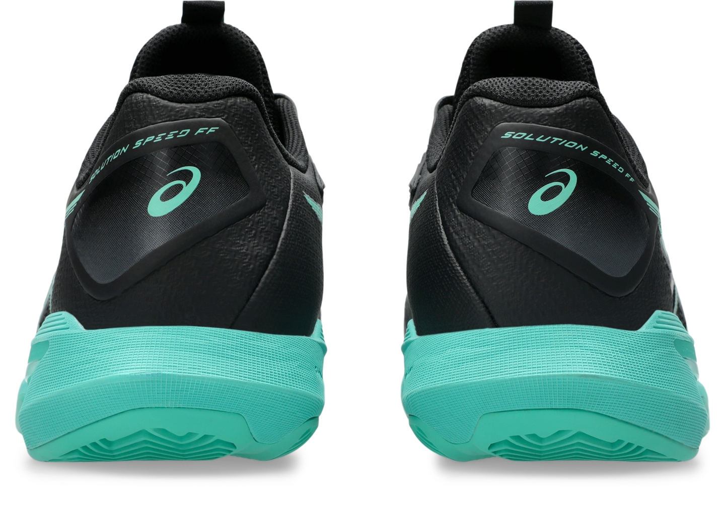 Мужские кроссовки ASICS Solution Speed FF 4 Clay, цвет: Чёрный / Зелёный — фото 5