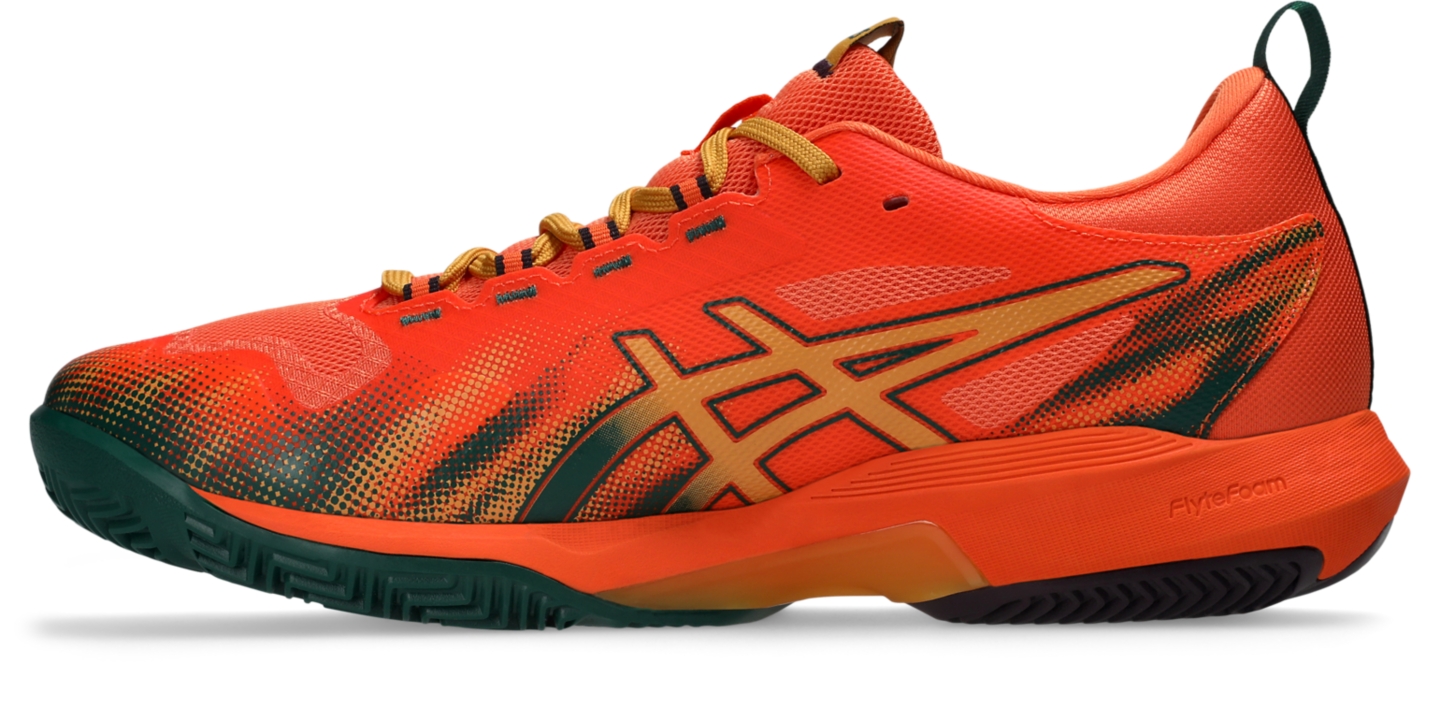 Мужские кроссовки ASICS Sonicsmash FF, цвет: Оранжевый / Баклажановый — фото 4
