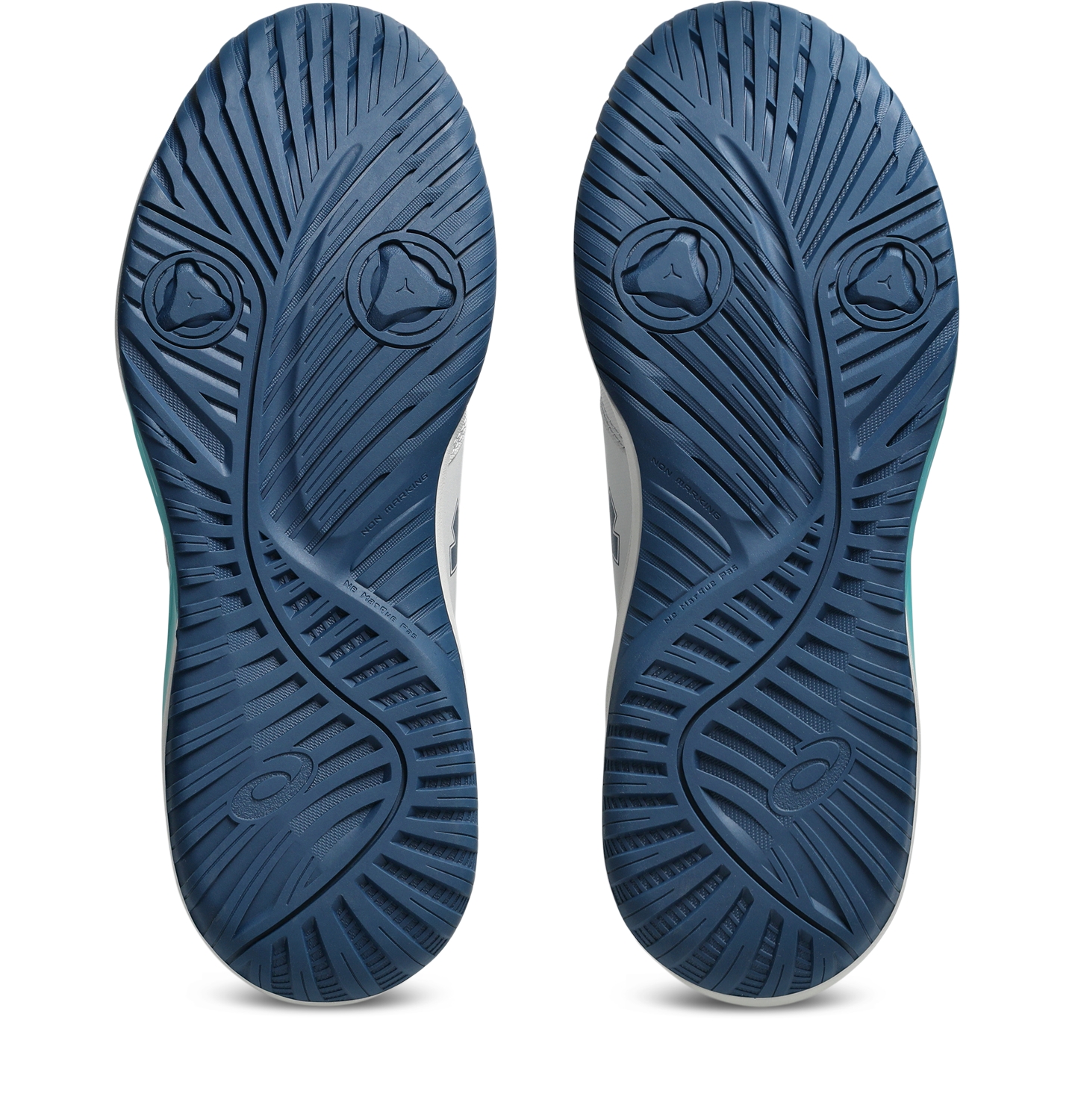 Мужские кроссовки ASICS Gel-Dedicate 9 Pickleball, цвет: Серый / Синий — фото 7