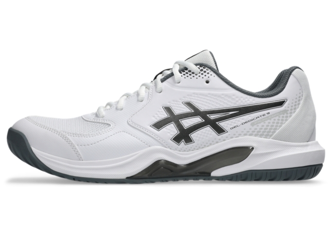 【美品】QUICK PACK 9【GRAY WHITE】 GEL-DEDICATE 9 PICKLEBALL | Men | WHITE/GUNMETAL | Exclude from T2