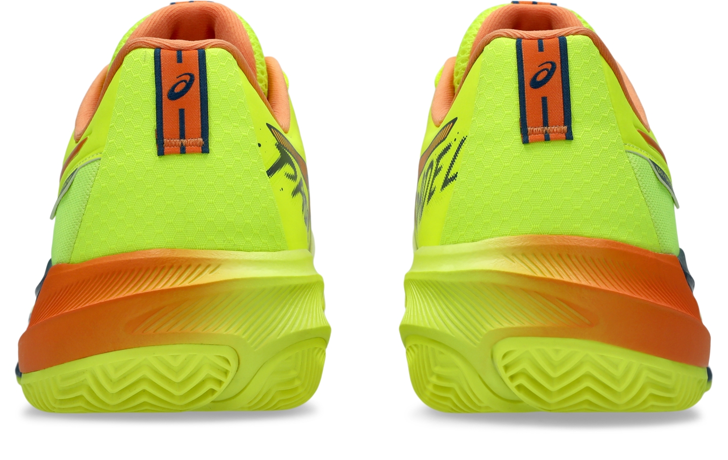 Мужские кроссовки ASICS Gel-Challenger 15 Padel L.E., цвет: Жёлтый / Сумеречный синий — фото 4