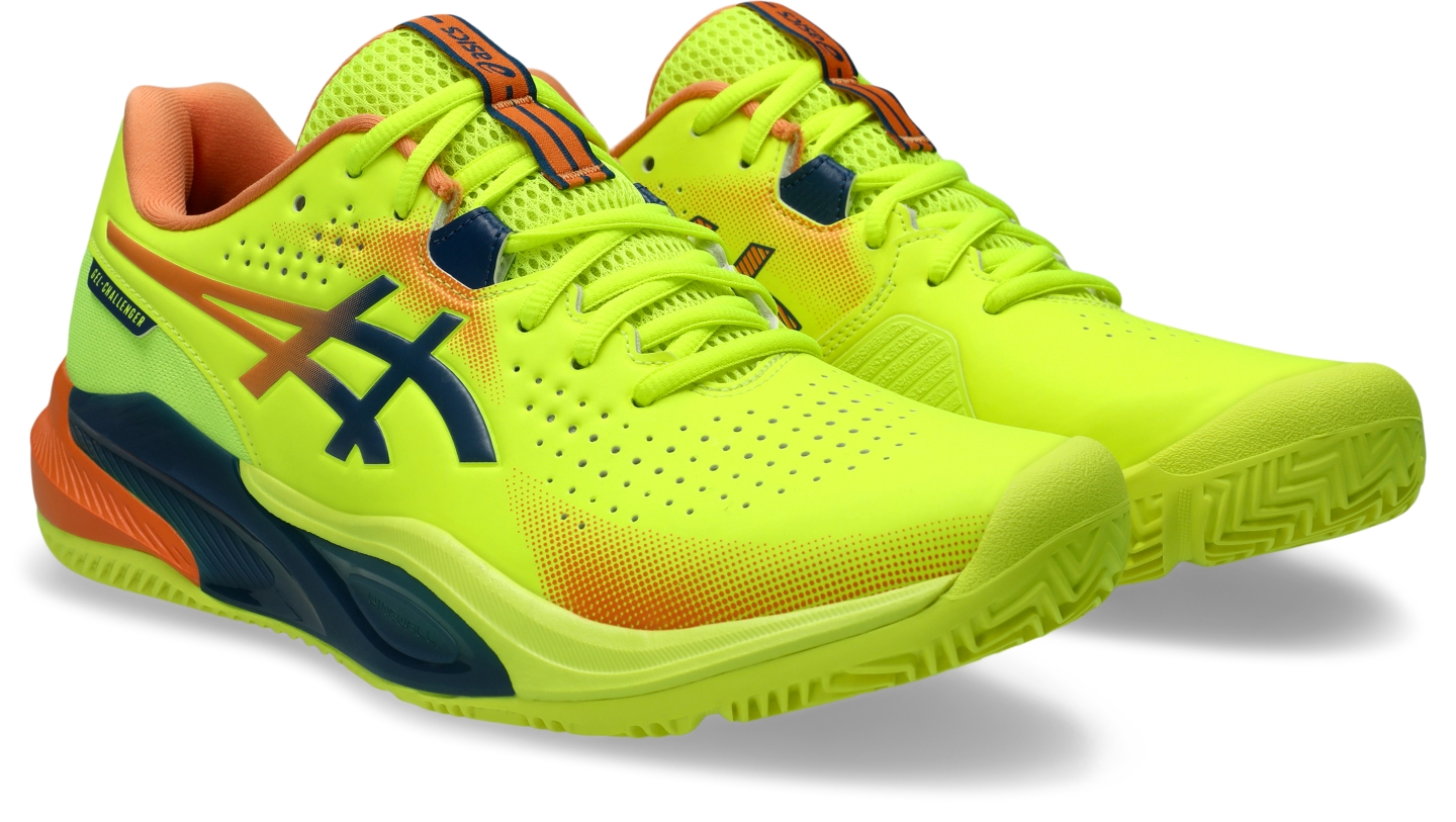 Мужские кроссовки ASICS Gel-Challenger 15 Padel L.E., цвет: Жёлтый / Сумеречный синий — фото 2