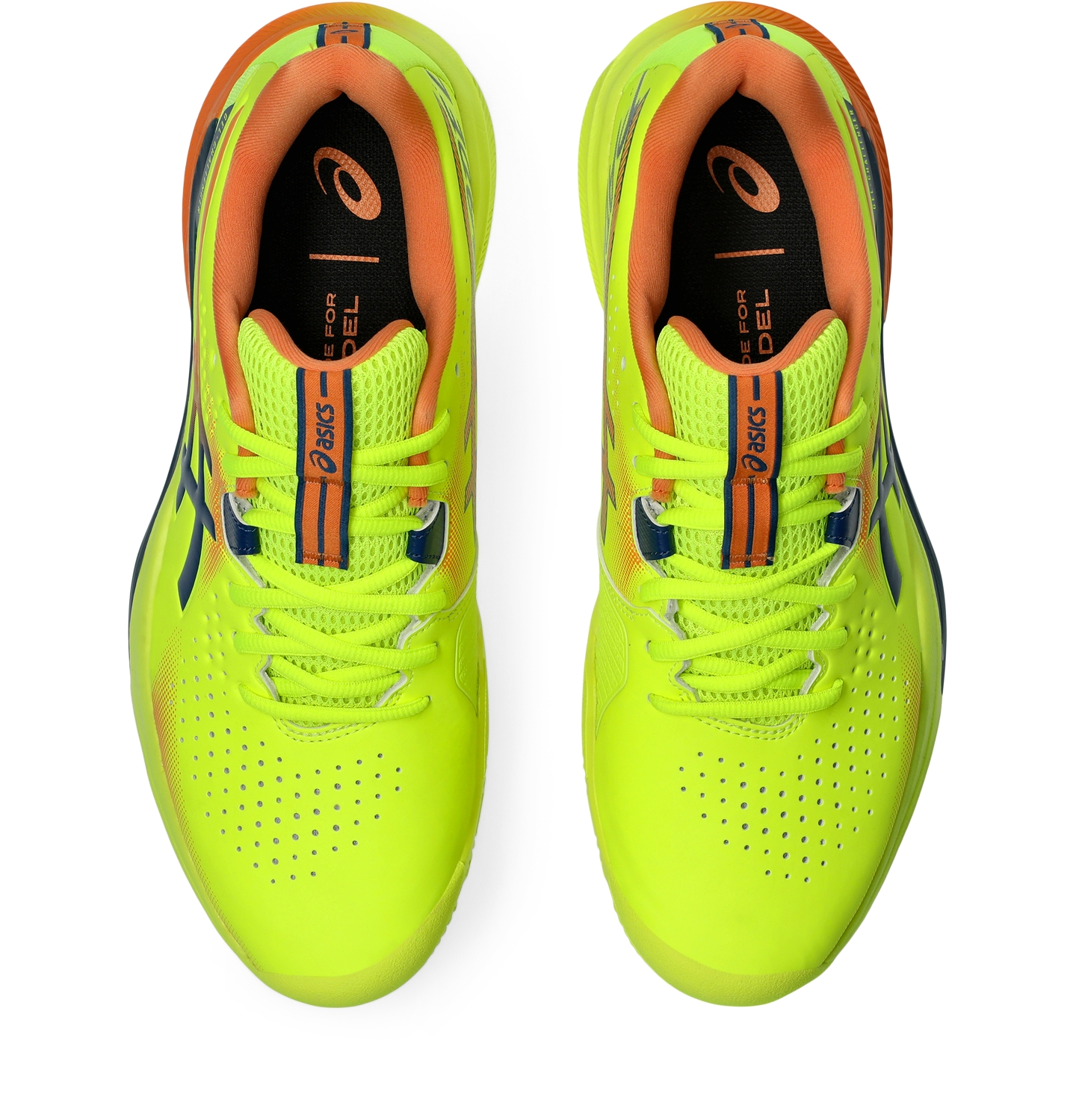 Мужские кроссовки ASICS Gel-Challenger 15 Padel L.E., цвет: Жёлтый / Сумеречный синий — фото 5