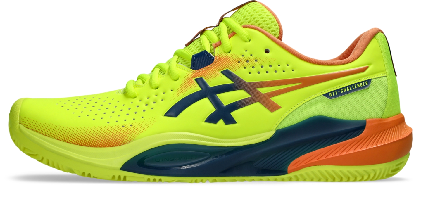 Мужские кроссовки ASICS Gel-Challenger 15 Padel L.E., цвет: Жёлтый / Сумеречный синий — фото 7
