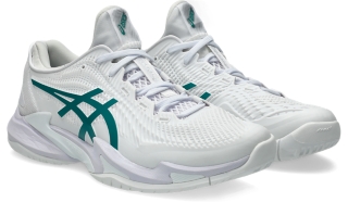 Hình 2 của 8 của Dành cho Nam WHITE/PITCH GREEN COURT FF 3 Giày Tennis/Pickleball Nam