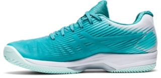 Basket asics store fille cyan