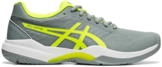 Grey and shop yellow asics