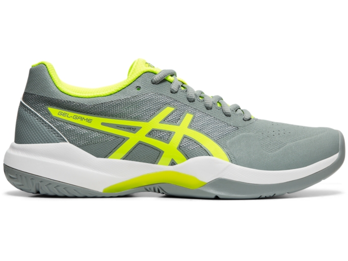 GEL GAME 7 Women Stone Grey Safety Yellow Women s Tennis Shoes ASICS United States