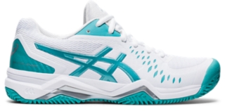 Women's GEL-CHALLENGER 12 CLAY | White/Techno Cyan | Tennis | ASICS Outlet