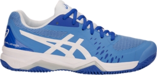 asics blue tennis shoes