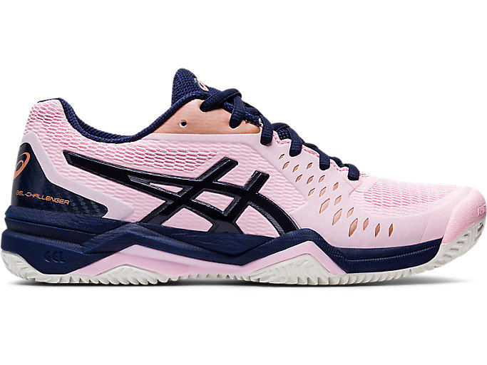Image 1 of 7 of Women's Cotton Candy/Peacoat GEL-CHALLENGER™ 12 CLAY Women's Tennis Shoes & Trainers