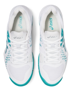 Women's GEL-CHALLENGER 12 (HARDCOURT) | White/Techno Cyan | Tennis