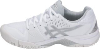 Women's Asics Gel-Challenger 12 Tennis shoe Size 8.5 White/Silver