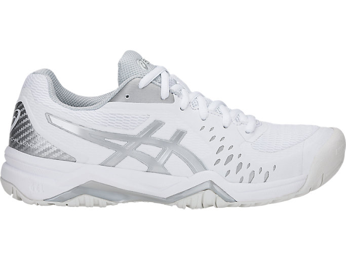 Image 1 of 7 of Women's White/Silver GEL-Challenger 12 Women's Tennis Shoes