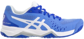 asics blue tennis shoes