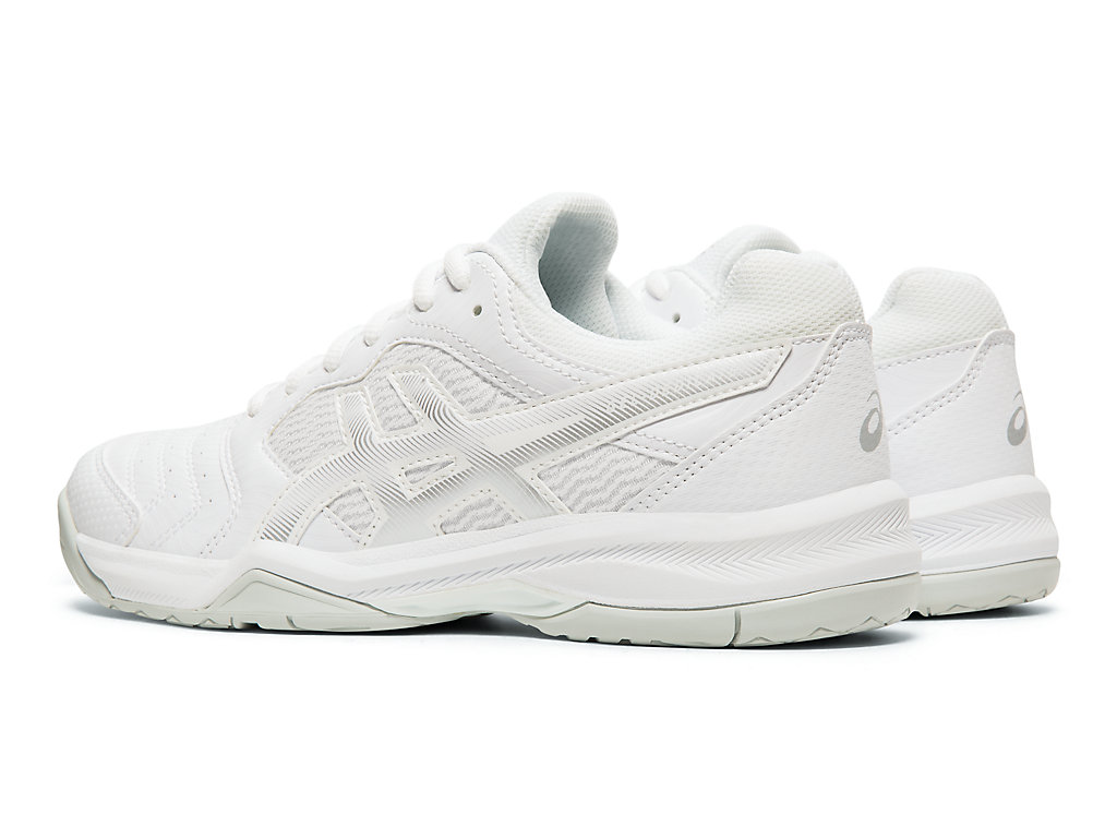 course seller Scully Women's GEL-DEDICATE 6 | White/Silver | Tennis Shoes | ASICS