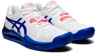 Buy ASICS Gel-Resolution 8 Clay Zapatilla Tierra Batida Mujeres Azul,  Blanco online