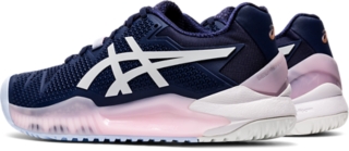 Asics Gel Resolution 8 Womens Shoes (Peacoat-Rose Gold