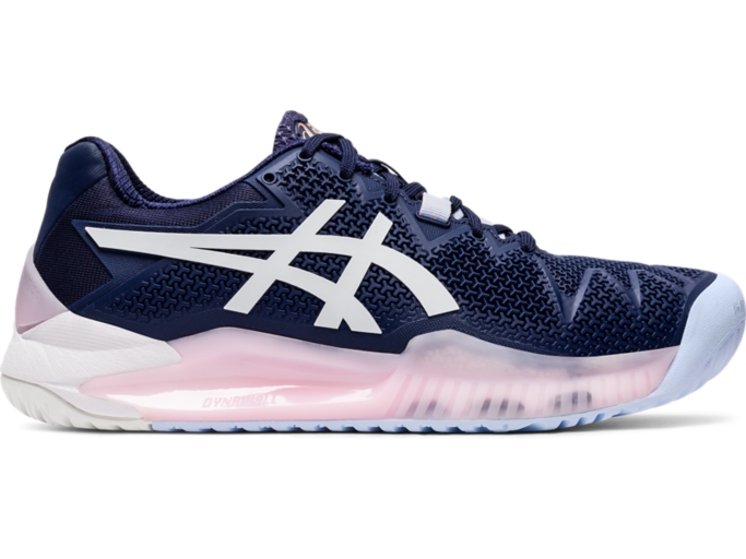 Women's GEL-Resolution 8 | Peacoat/White | Tennis Shoes | ASICS