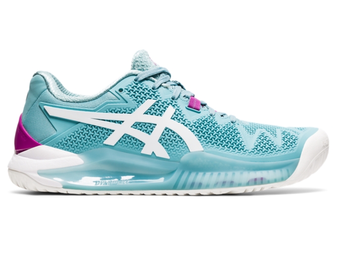 Women's GEL-Resolution 8 | Smoke Blue/White | Tennis Shoes | ASICS