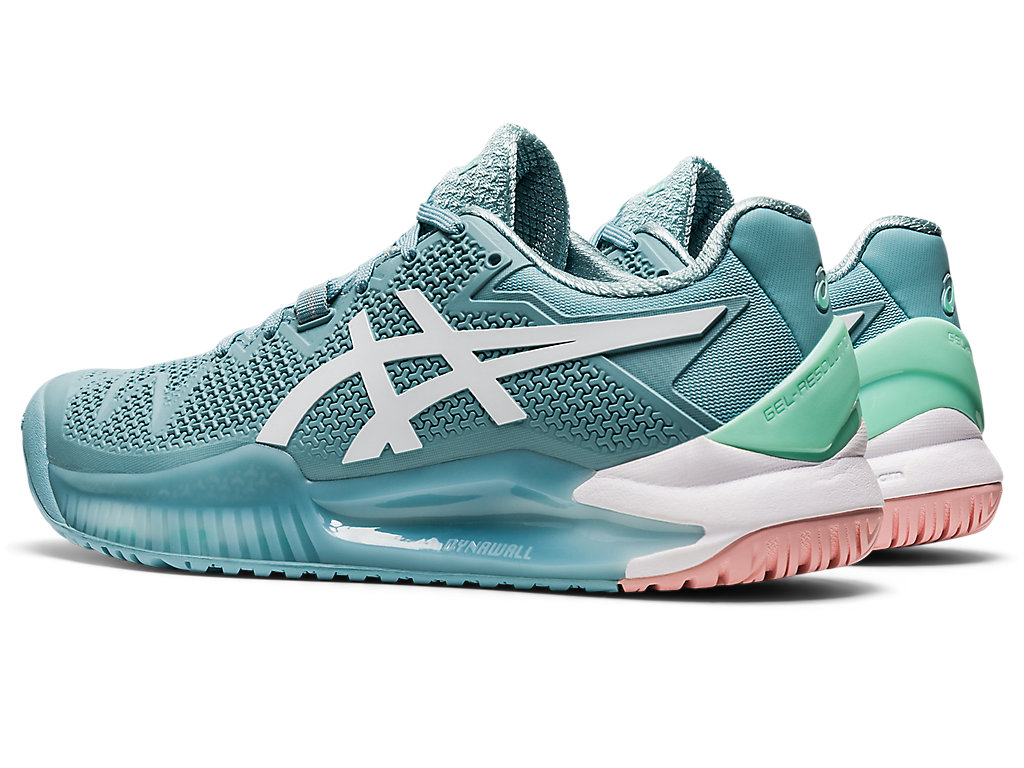 ASICS GEL Women's 140TR Chaussures Taille U.S 6.5 Style # SN850 Argent/Turquoise 