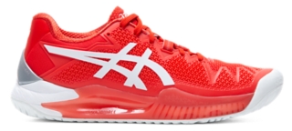 Asics red store womens shoes