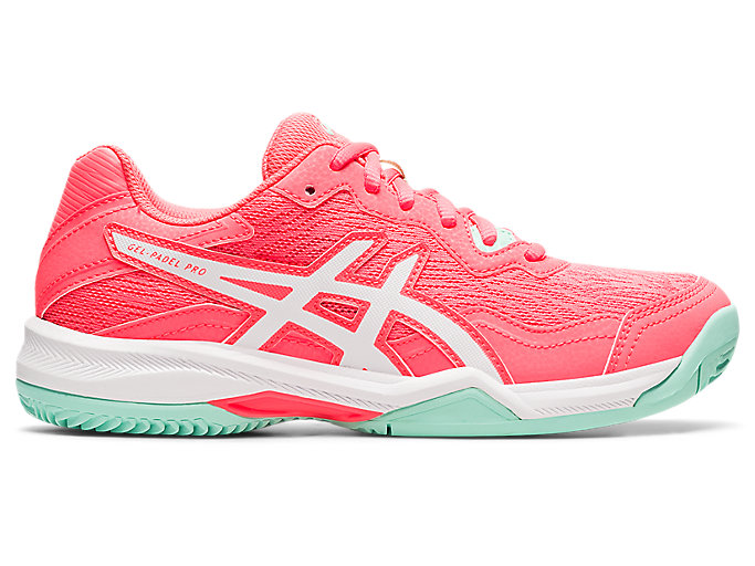 Image 1 of 7 of Women's Blazing Coral/White GEL-PADEL™ PRO 4 Women's Sports Shoes