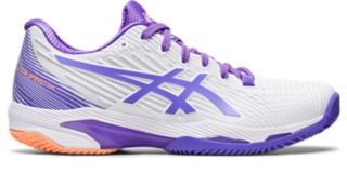 Escrupuloso Peaje gusto Women's SOLUTION SPEED FF 2 CLAY | White/Amethyst | Tennis Shoes | ASICS