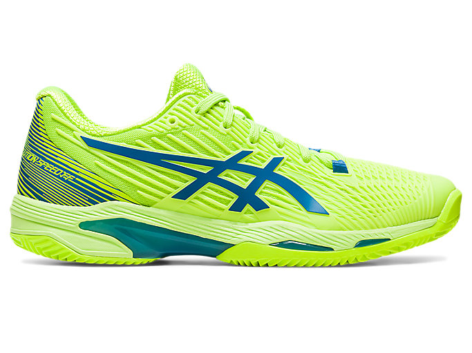 Image 1 of 7 of Women's Hazard Green/Reborn Blue SOLUTION SPEED FF 2 CLAY Women's Tennis Shoes & Trainers
