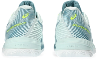 Asics Gel Resolution 9 Women's Tennis Shoe (Soothing Sea/Gris Blue) 