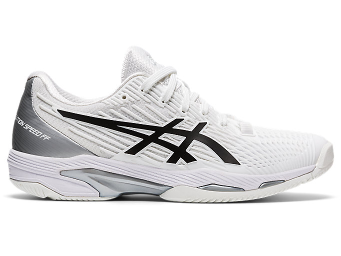 Image 1 of 7 of Women's White/Black SOLUTION SPEED FF 2 Women's Tennis Shoes