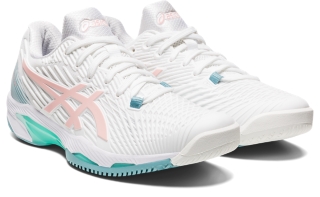 Women's SOLUTION SPEED FF 2 | White/Frosted Rose | Tennis Shoes