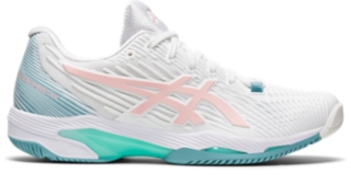 Women's SOLUTION SPEED FF 2 | White/Frosted Rose Tennis Shoes | ASICS