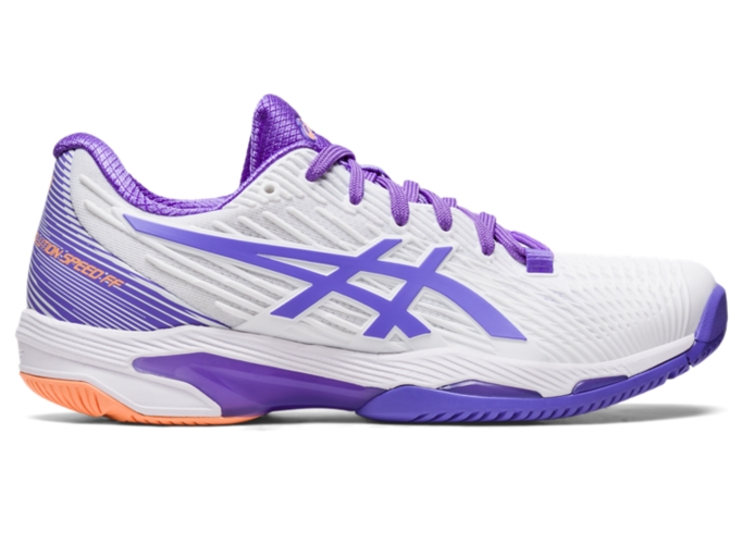 Women s SOLUTION SPEED FF 2 White Amethyst Tennis Shoes ASICS