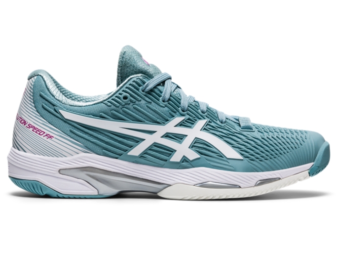 Women's SOLUTION SPEED FF 2 | Smoke Blue/White | Tennis Shoes | ASICS