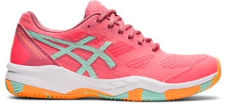 Women's GEL-PADEL™ EXCLUSIVE 6, Blazing Coral/Fresh Ice