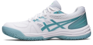 COURT SLIDE 2 CLAY/OC | WHITE/SMOKE BLUE | レディース テニス シューズ【ASICS公式通販】