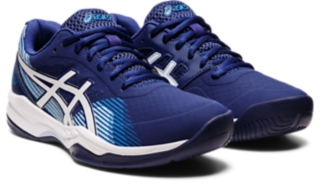 Women s GEL GAME 8 Dive Blue White Tennis Shoes ASICS