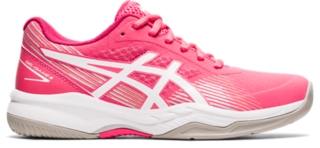asics pink and white