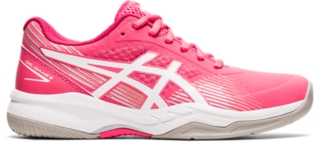 Asics pink tennis shoes new arrivals