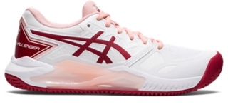 Women's GEL-CHALLENGER 13 CLAY | White/Cranberry | Tenis ASICS