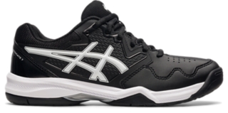 Women's GEL-DEDICATE Black/White Tennis Shoes |