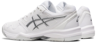 ASICS Women&s Gel-Dedicate 6 Tennis Shoes - White/Silver, 11