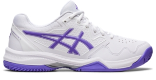 Women s GEL DEDICATE 7 CLAY White Amethyst Tennis Shoes ASICS