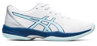 Women's SOLUTION FF | White/Clear Blue | Tenis | ASICS Outlet