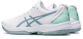 Women's SOLUTION SWIFT FF | White/Smoke Blue | Tennis Shoes | ASICS