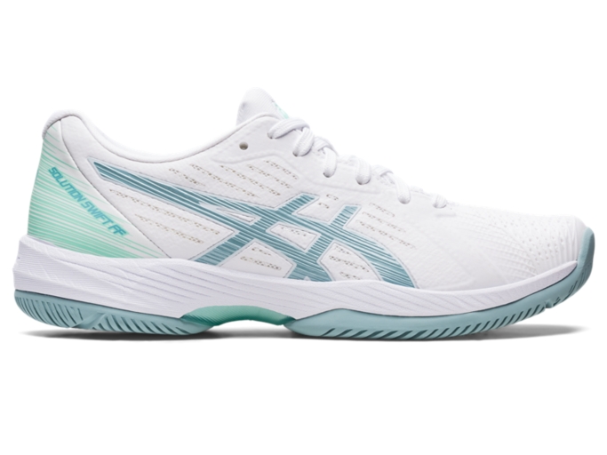 Women's SOLUTION SWIFT FF | White/Smoke Blue | Tennis | ASICS 