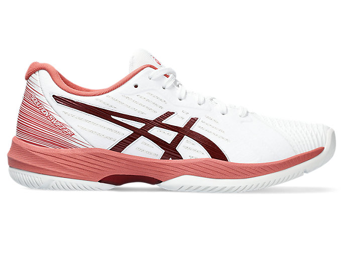 Women's SOLUTION SWIFT FF | White/Antique Red | Tennis Shoes | ASICS